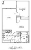 1 bedroom 1 bathroom + Den